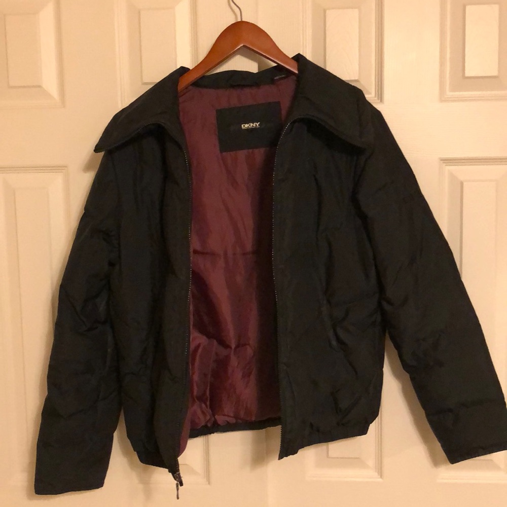 Dkny Black Winter Jacket -Medium - image 3